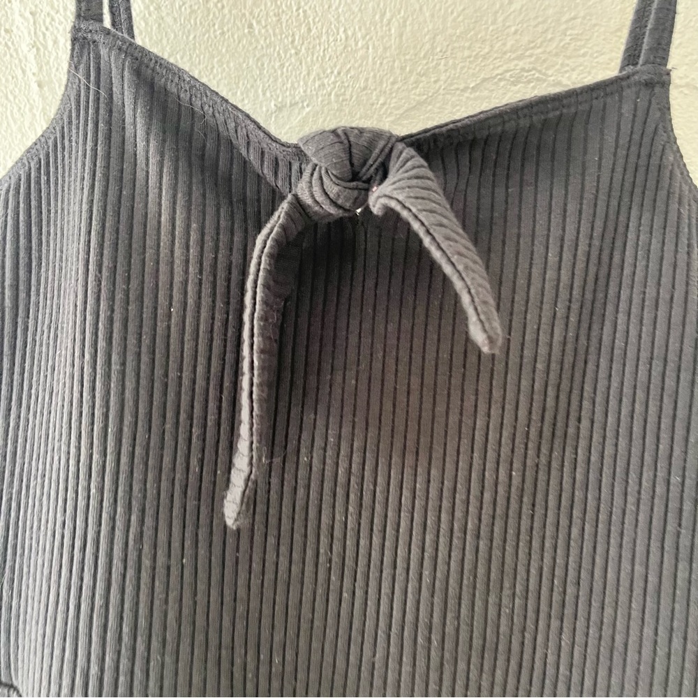 Abercrombie & Fitch Black Ribbed Jumpsuit Size Small - Picture 5 of 9